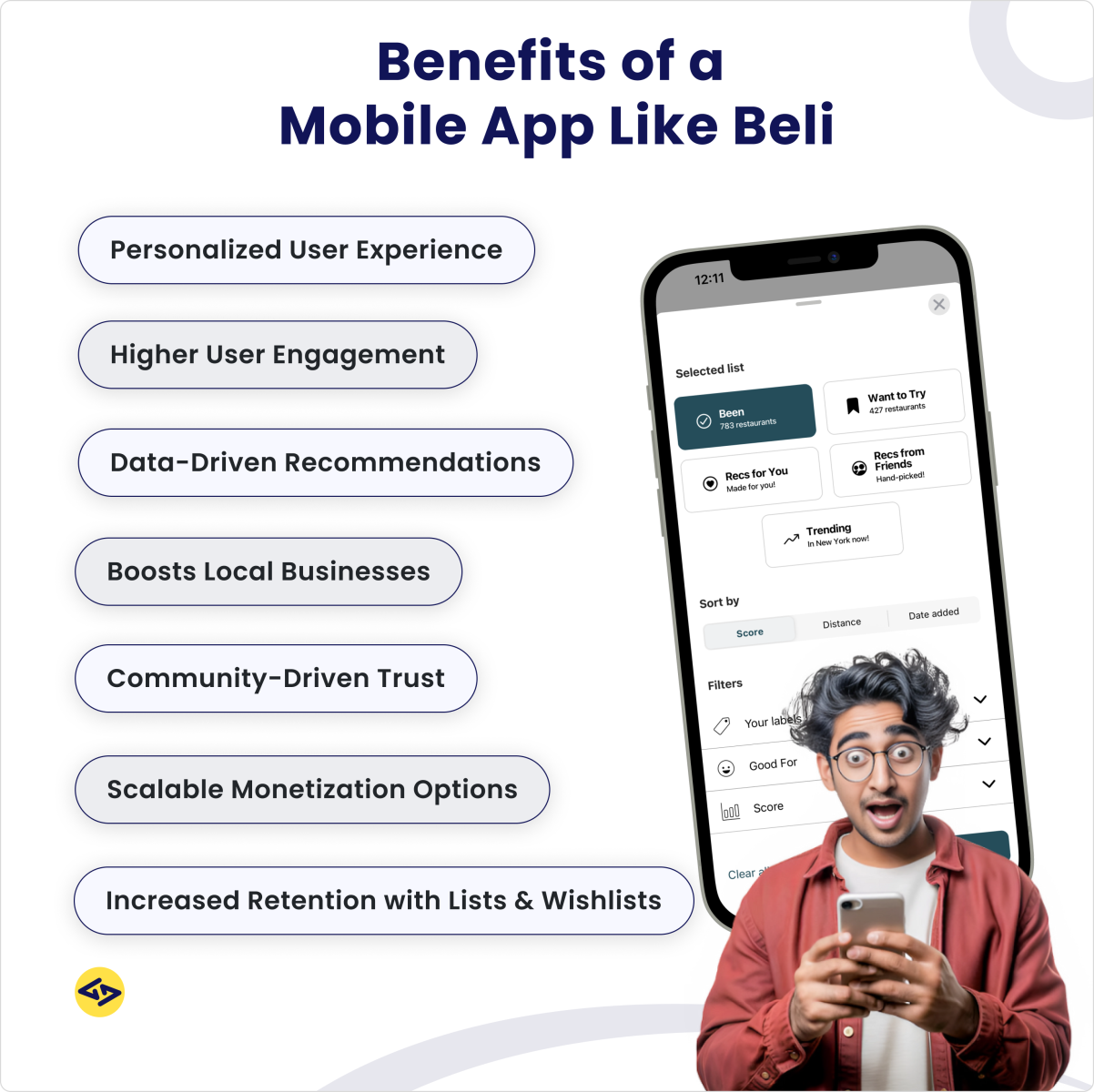 Benefits of a mobile app like beli